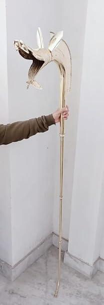 Medieval Brass Carnyx of Tintignac Celtic Deskford War Horn Fully Playable Gold 18 Gauge Brass