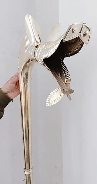 Medieval Brass Carnyx of Tintignac Celtic Deskford War Horn Fully Playable Gold 18 Gauge Brass