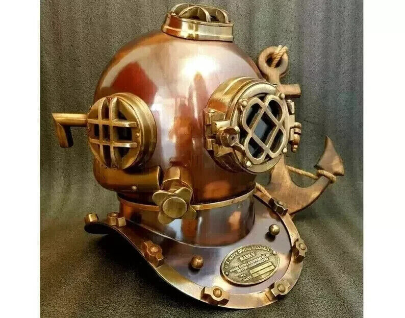 18" Scuba Diving Helmet – US Navy Mark V Deep Sea Divers Helmet Replica