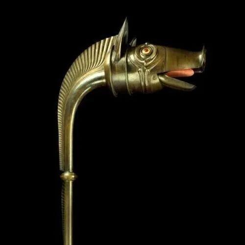 Medieval Celtic Deskford Carnyx 18 Gauge Brass Fully Playable Carnyx for Sale