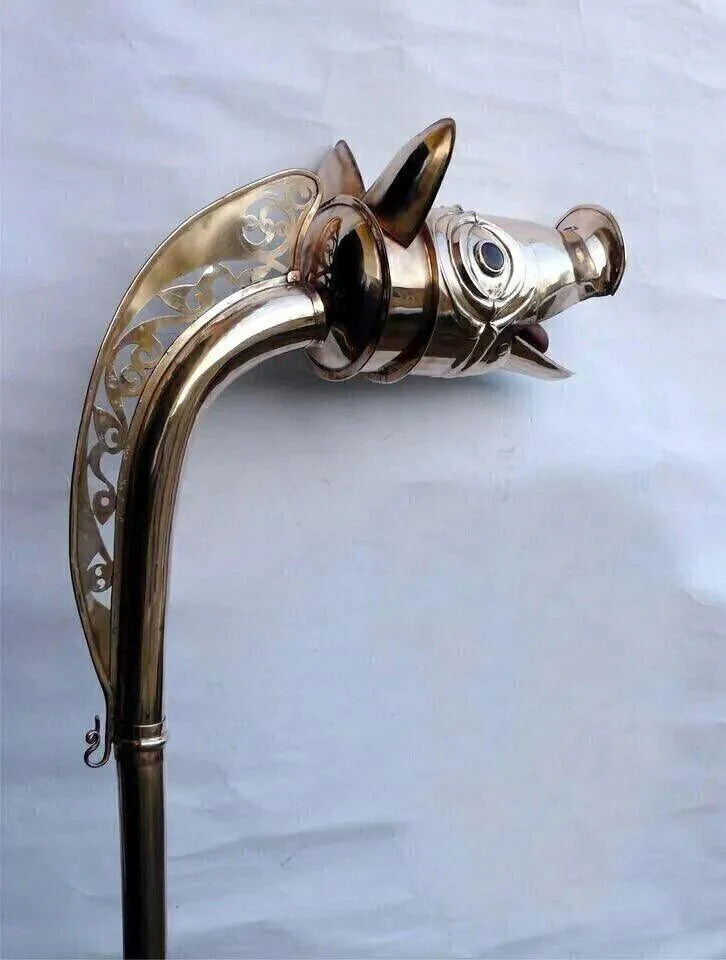 Carnyx of Tintignac Medieval deskford Trumpet Celtic Carnyx War Horn 2 Fully Playable