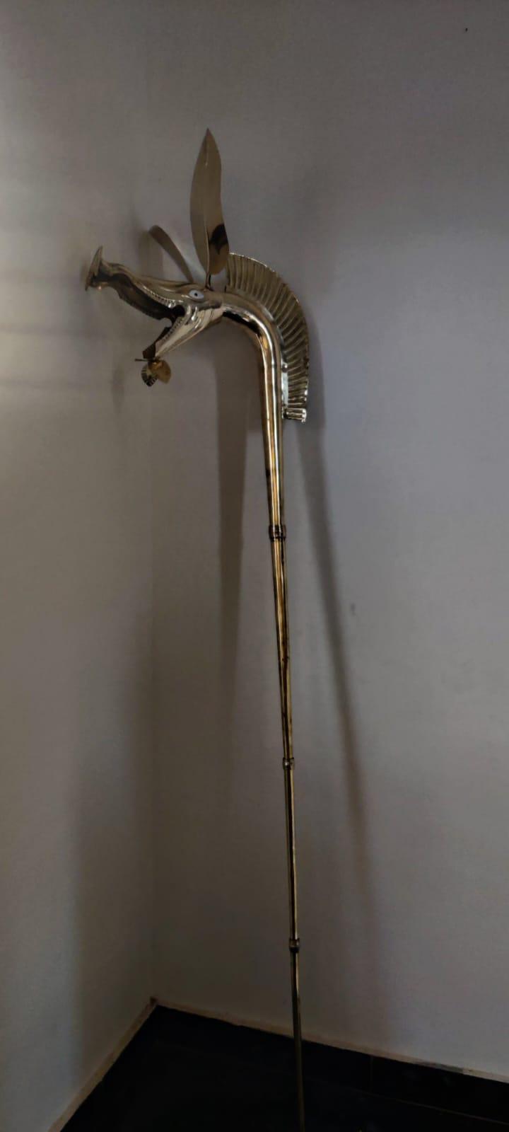 Medieval Celtic Deskford Carnyx Fully Playable 18 Gauge Brass Masterpiece