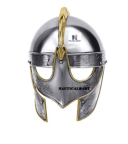 Viking Wolf Ancient Armor Helmet Handcrafted