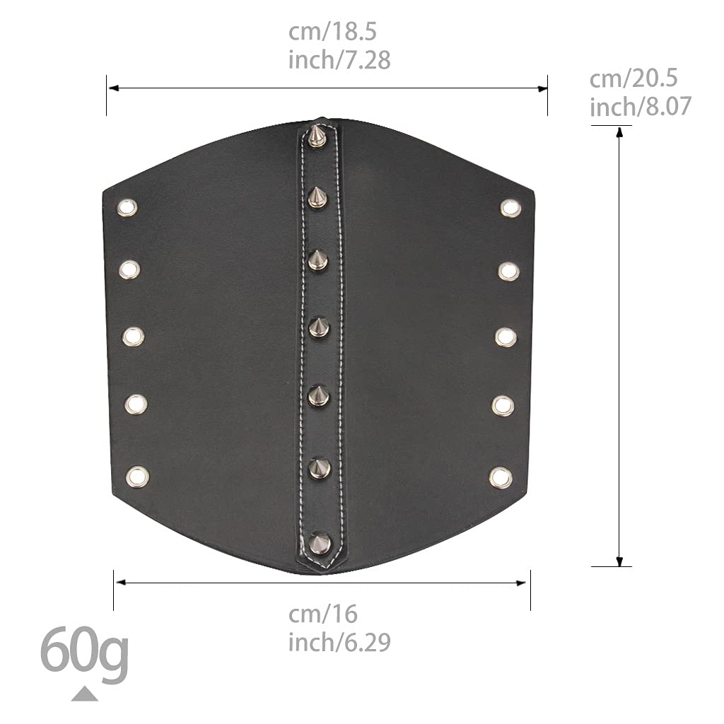 GelConnie Leather Gauntlet Wristband Armor Bracers