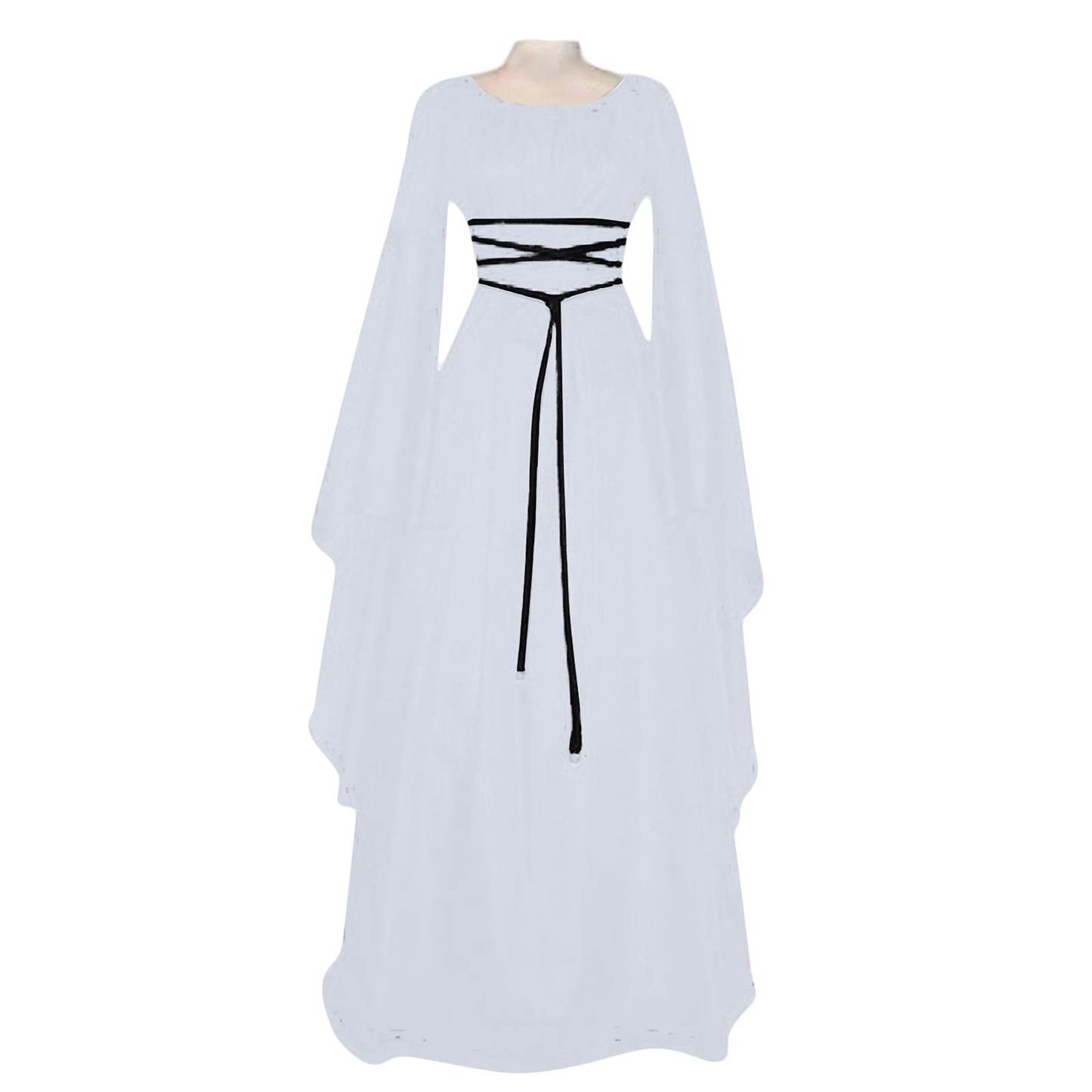 Wine Gothic Witch Medieval Wedding Dress Renaissance Dress for Women
