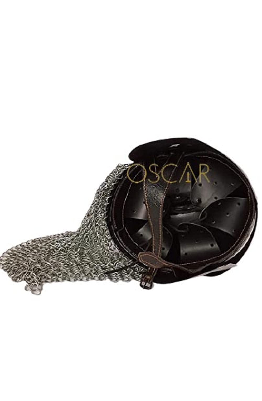 Viking Wolf Armor Helmet with chainmail