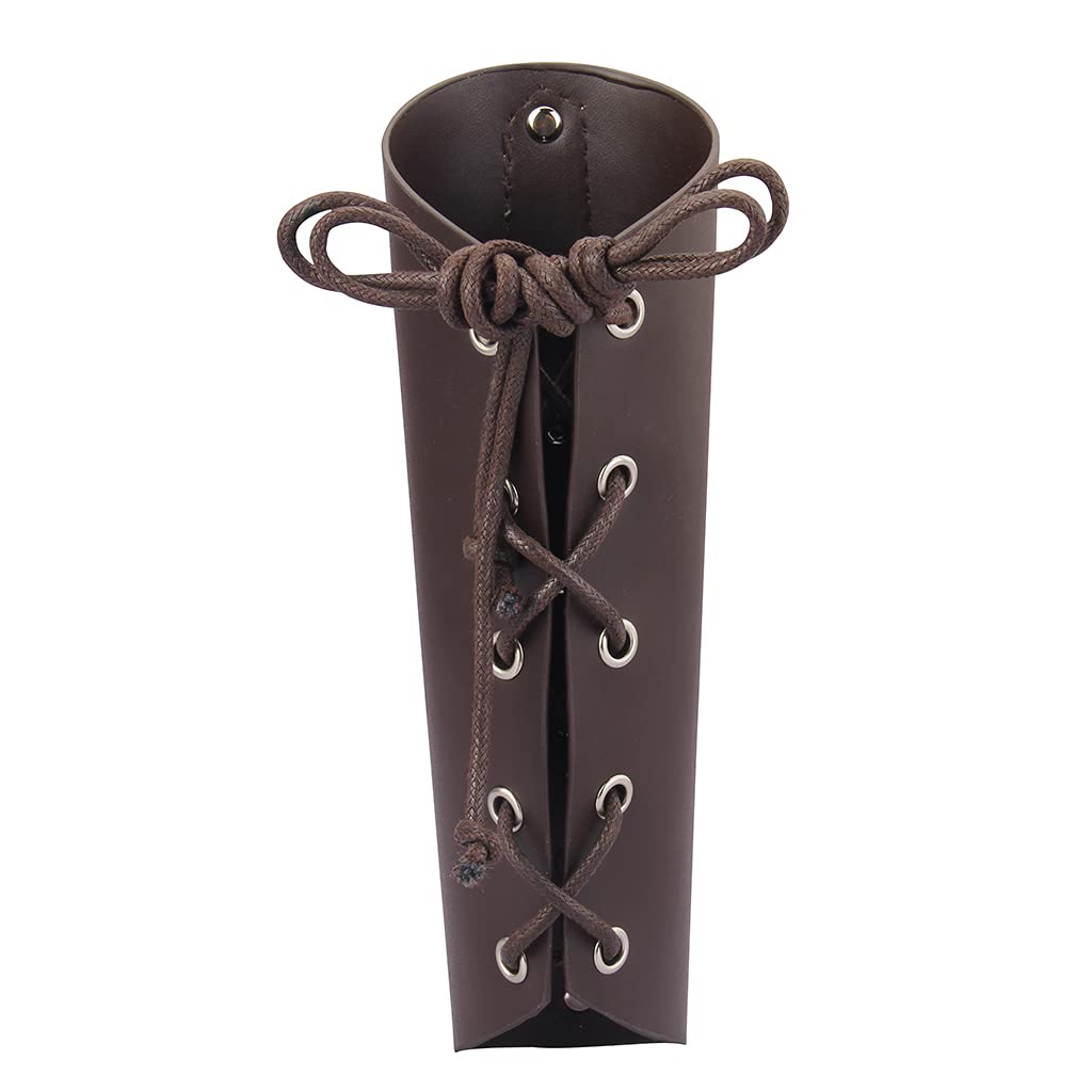 GelConnie Leather Gauntlet Wristband Armor Bracers