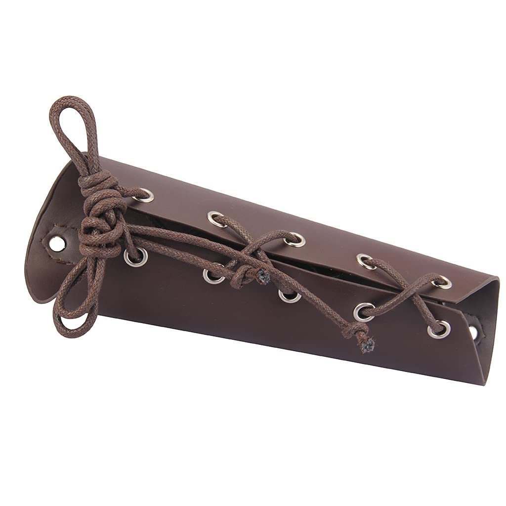 GelConnie Leather Gauntlet Wristband Armor Bracers
