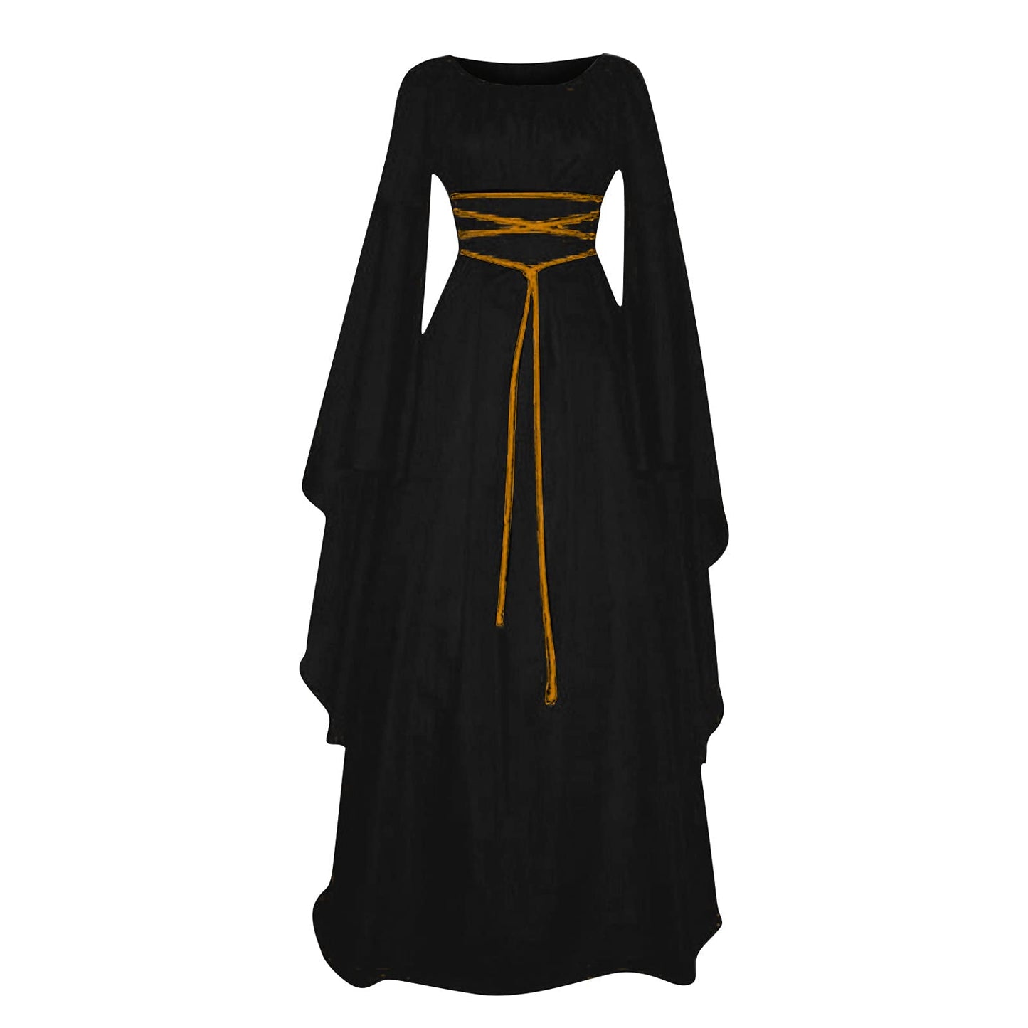 Wine Gothic Witch Medieval Wedding Dress Renaissance Dress for Women