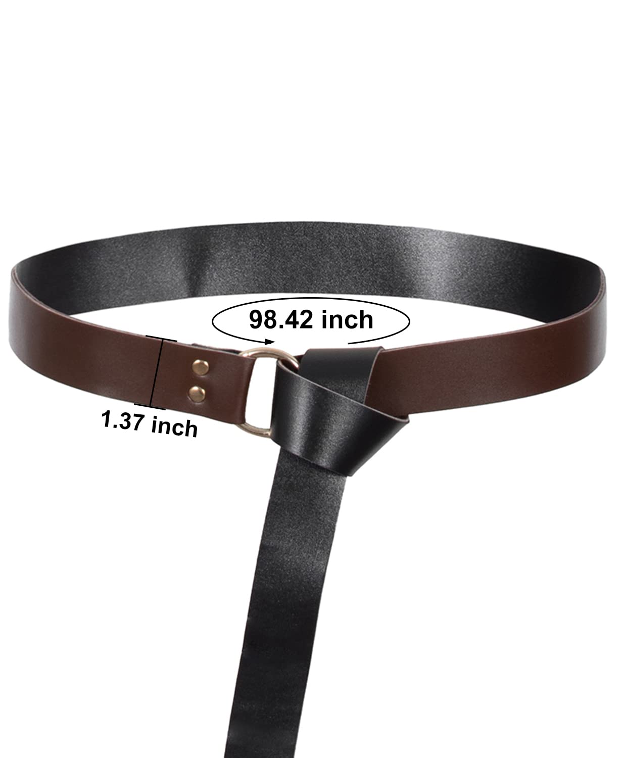 Medieval Knight Leather Belt Shawl