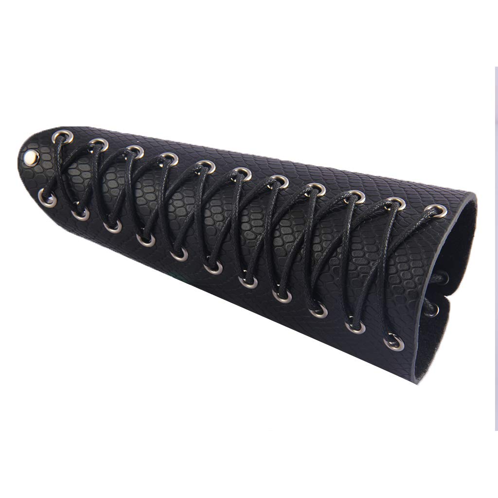 GelConnie Leather Gauntlet Wristband Armor Bracers