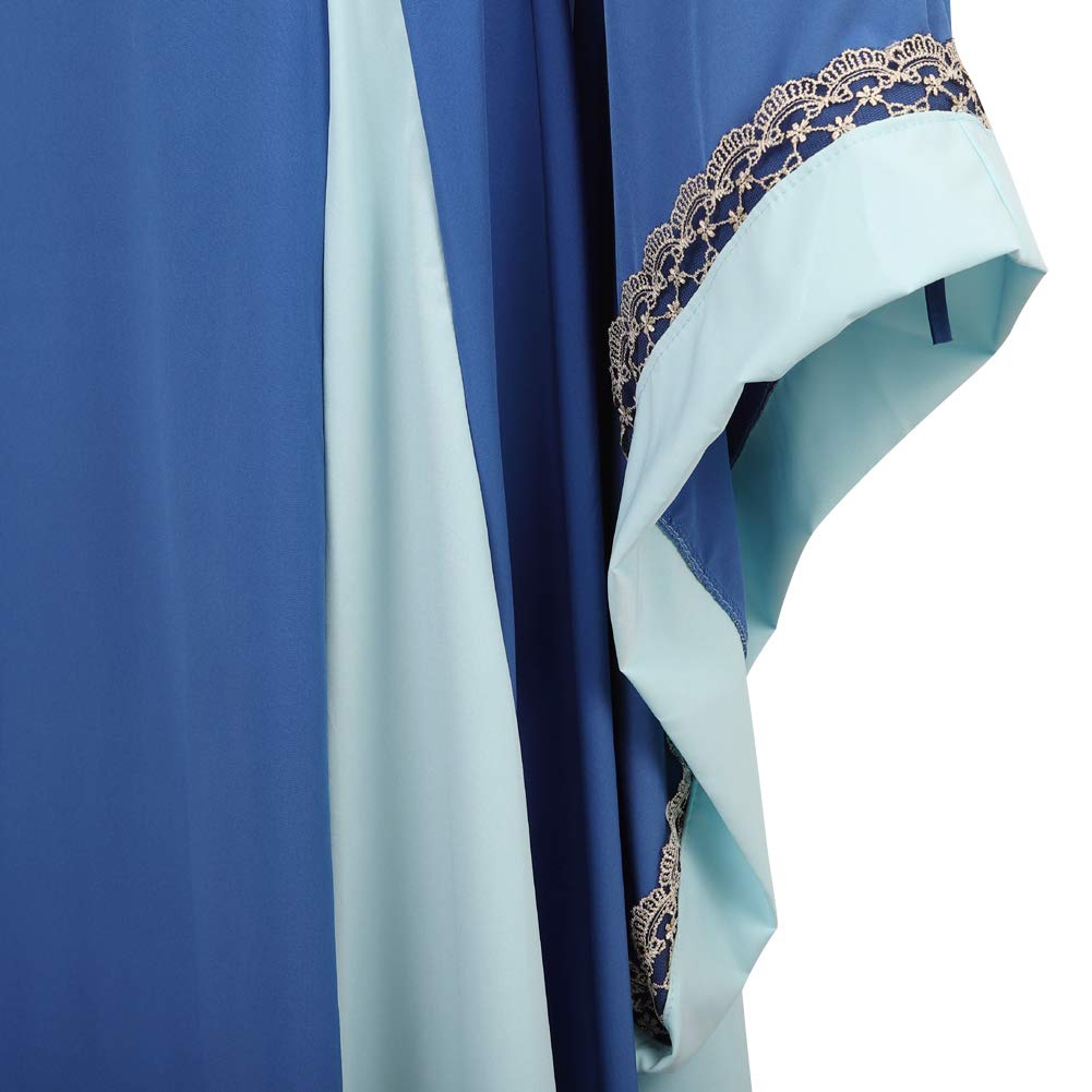 Medieval Dresses For Women Black Renaissance Dress Women Costumes Halloween Plus Size Witch Costume X-Small Blue6508