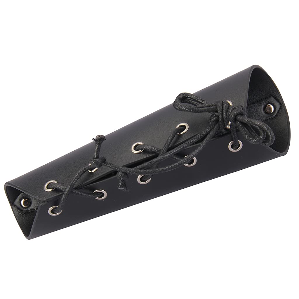 GelConnie Leather Gauntlet Wristband Armor Bracers