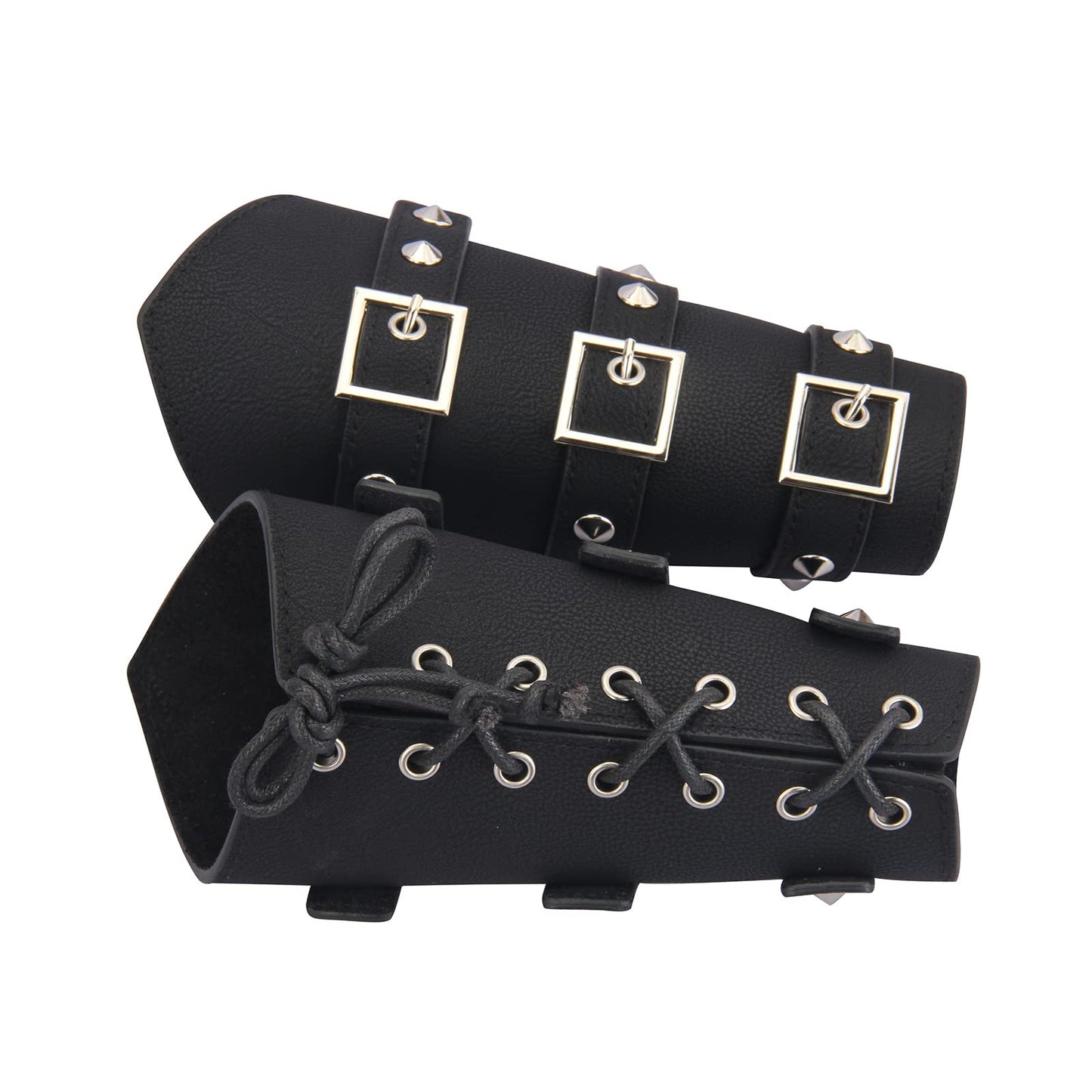 GelConnie Leather Gauntlet Wristband Armor Bracers