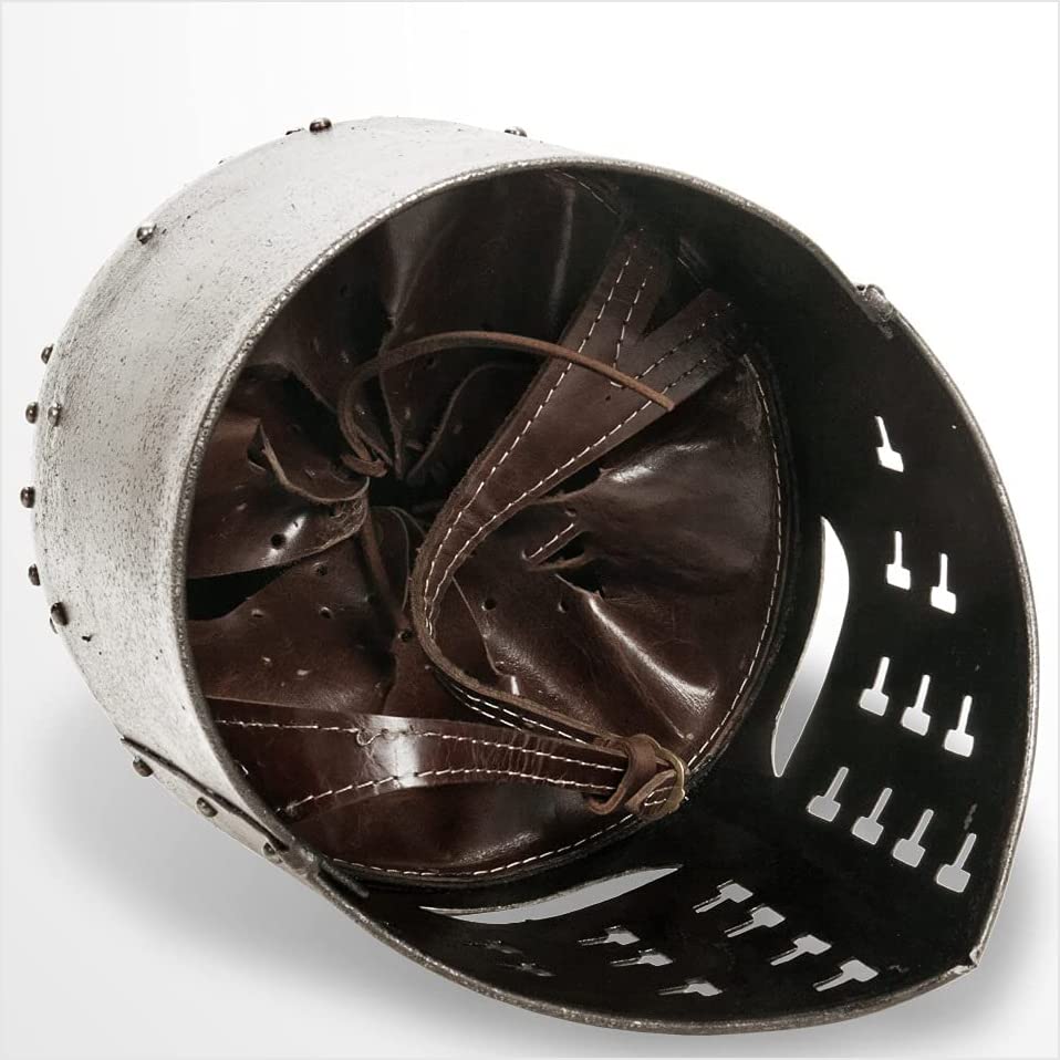 Medieval Spangenhelm/ Segmented Viking Knight Helmet