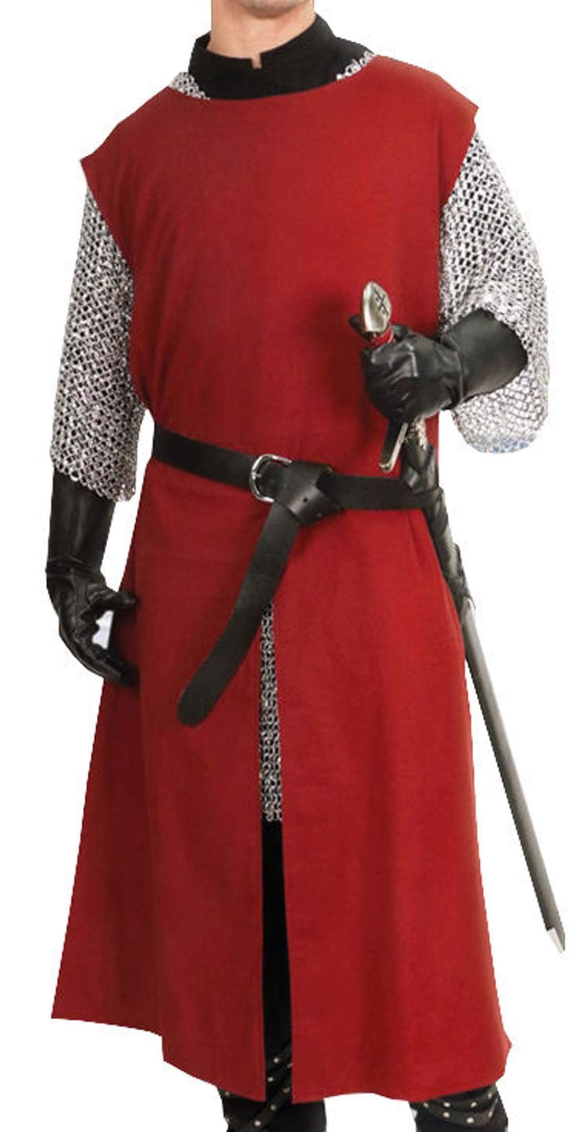 Arming Surcoat Simple Split-Front Viking Tunic
