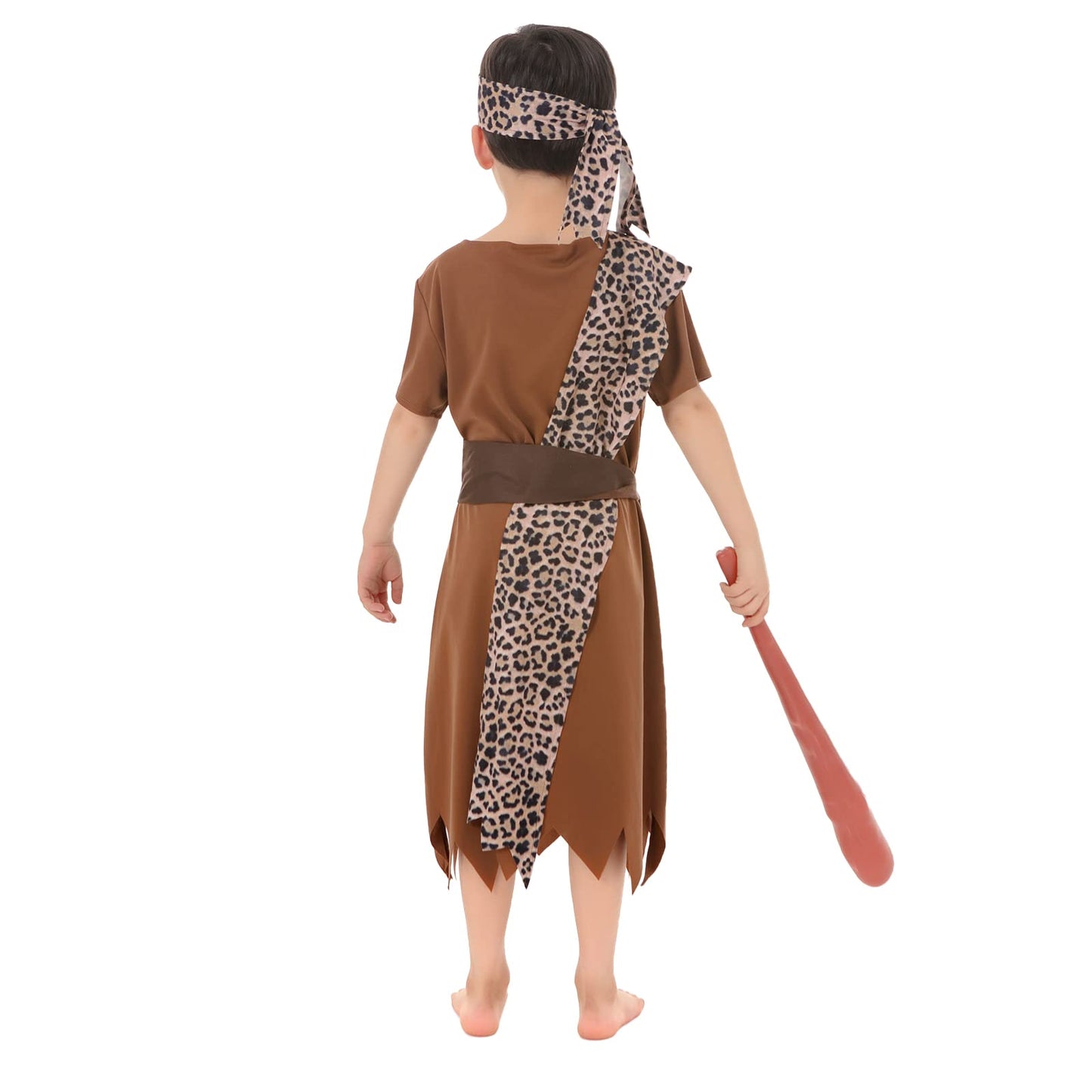 Funivals Boys Costume for Halloween Carnival,Boy Suit Role Play with Accessories Medium Viking Warrior