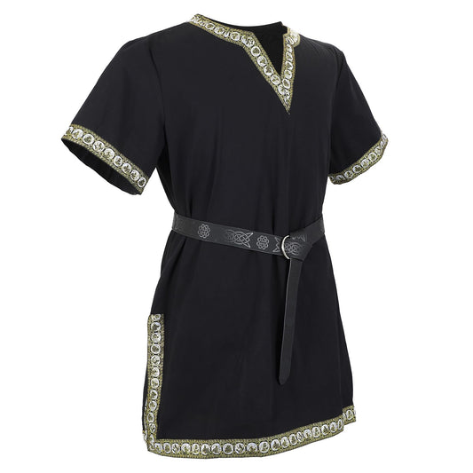 Mens Medieval Viking Costume Shirts Renaissance Vintage Tunic