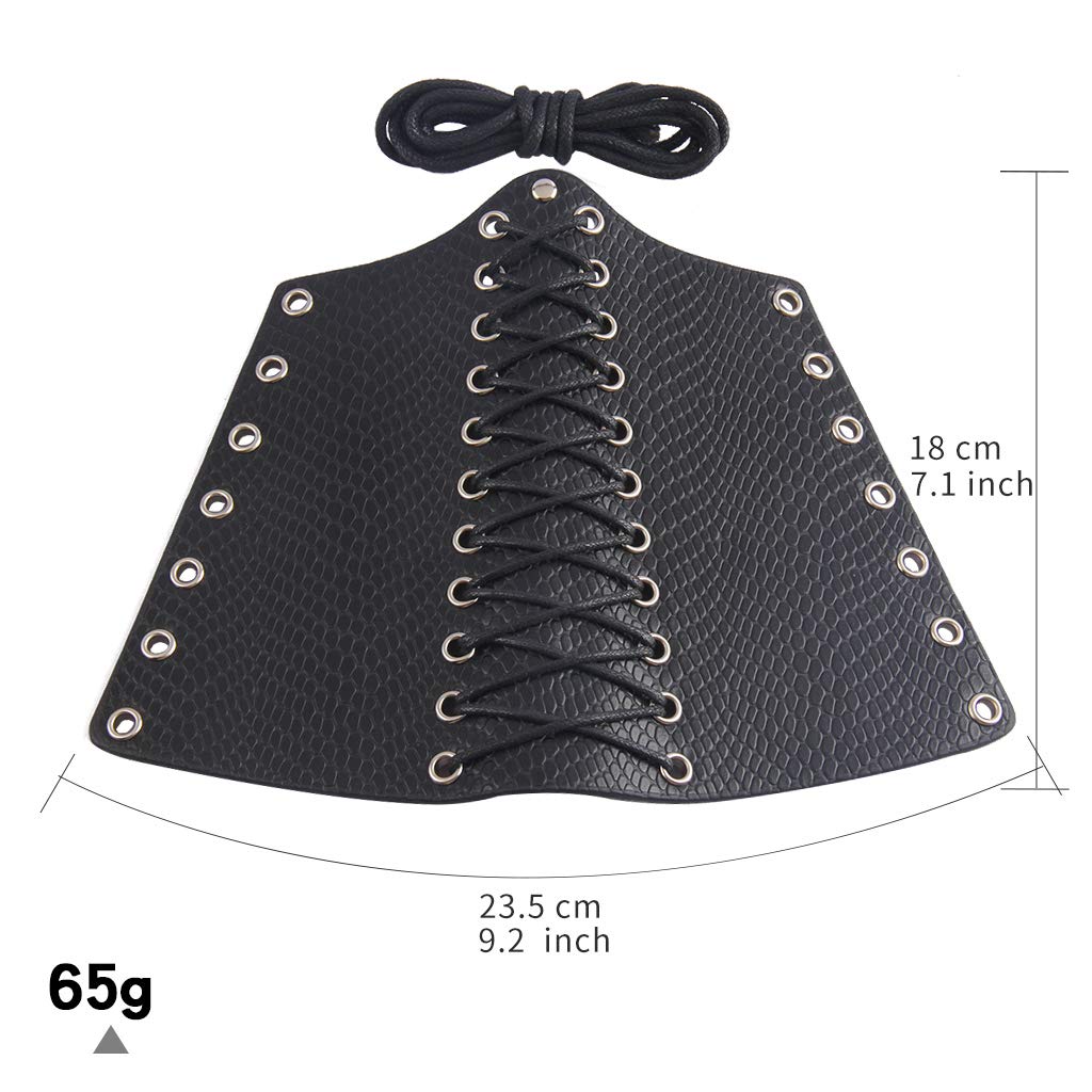 GelConnie Leather Gauntlet Wristband Armor Bracers