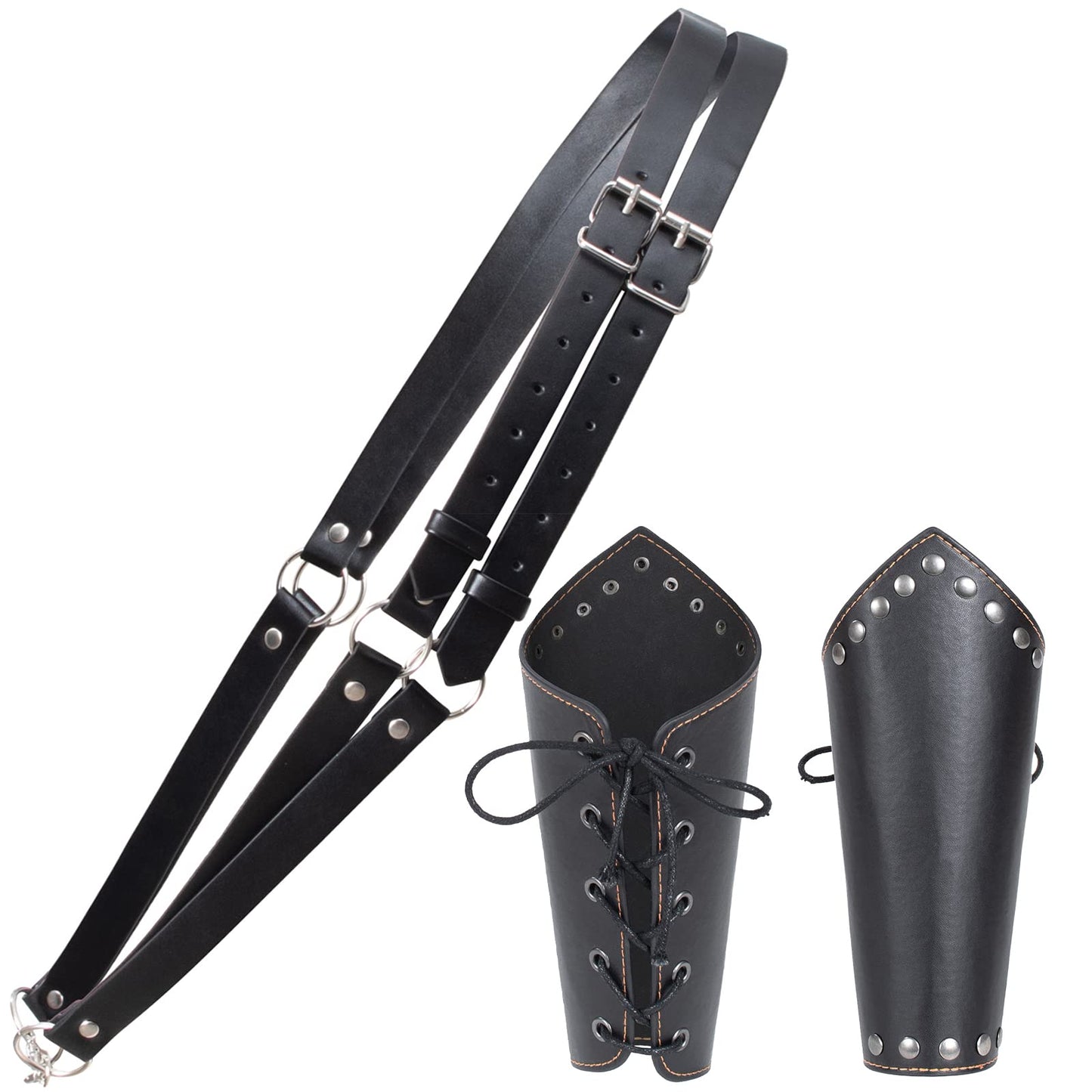 Medieval Knight Leather Belt Shawl