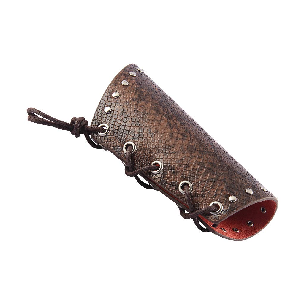 GelConnie Leather Gauntlet Wristband Armor Bracers