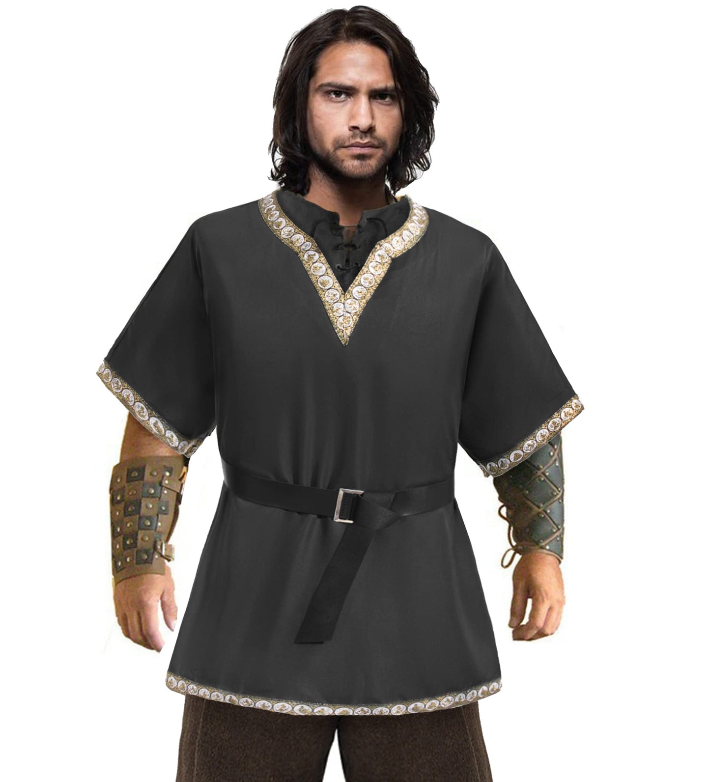 Mens Medieval Costume Viking Tunic