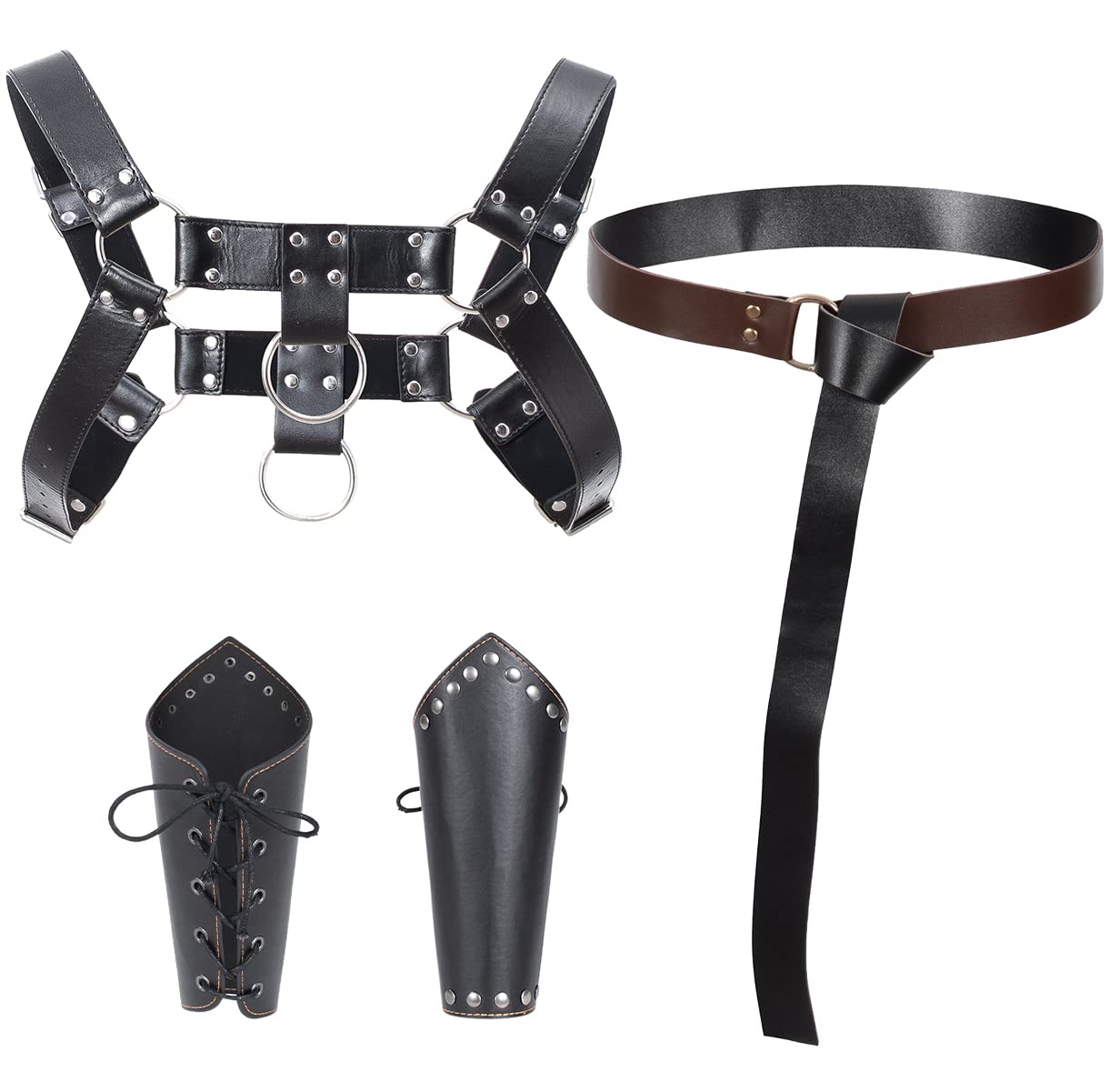 Medieval Knight Leather Belt Shawl
