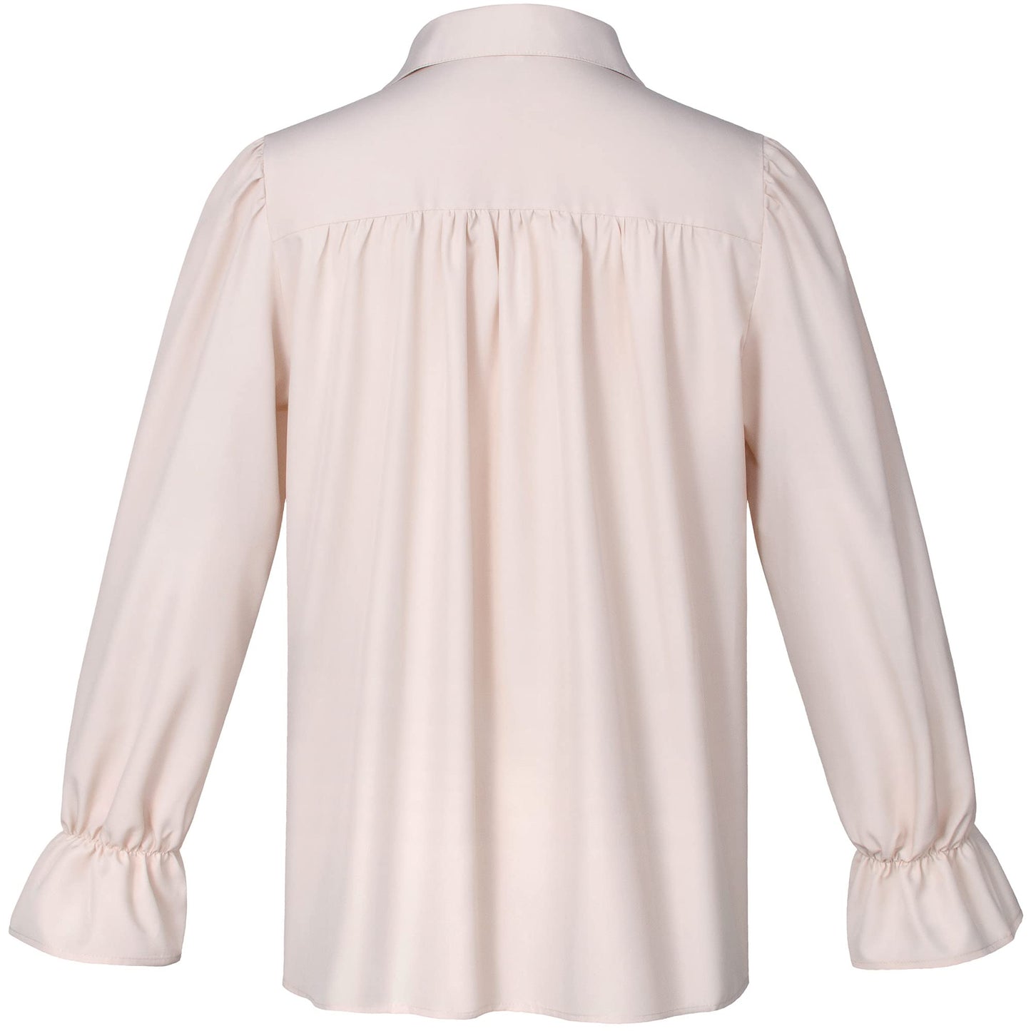 Men's Renaissance Victorian Medieval Pirate Shirt Lace Up Costume Top