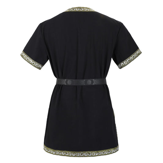 Mens Medieval Viking Costume Shirts Renaissance Vintage Tunic