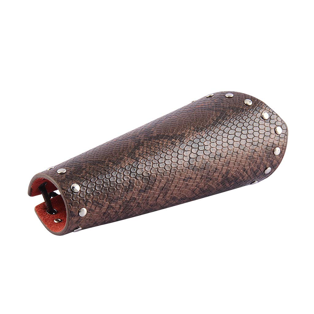 GelConnie Leather Gauntlet Wristband Armor Bracers