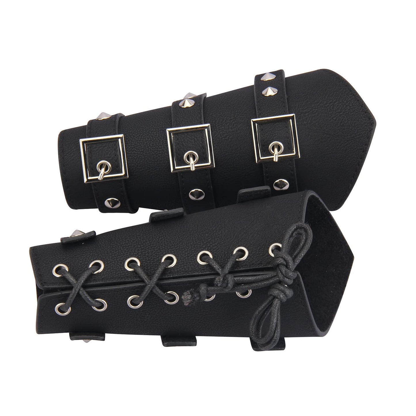 GelConnie Leather Gauntlet Wristband Armor Bracers