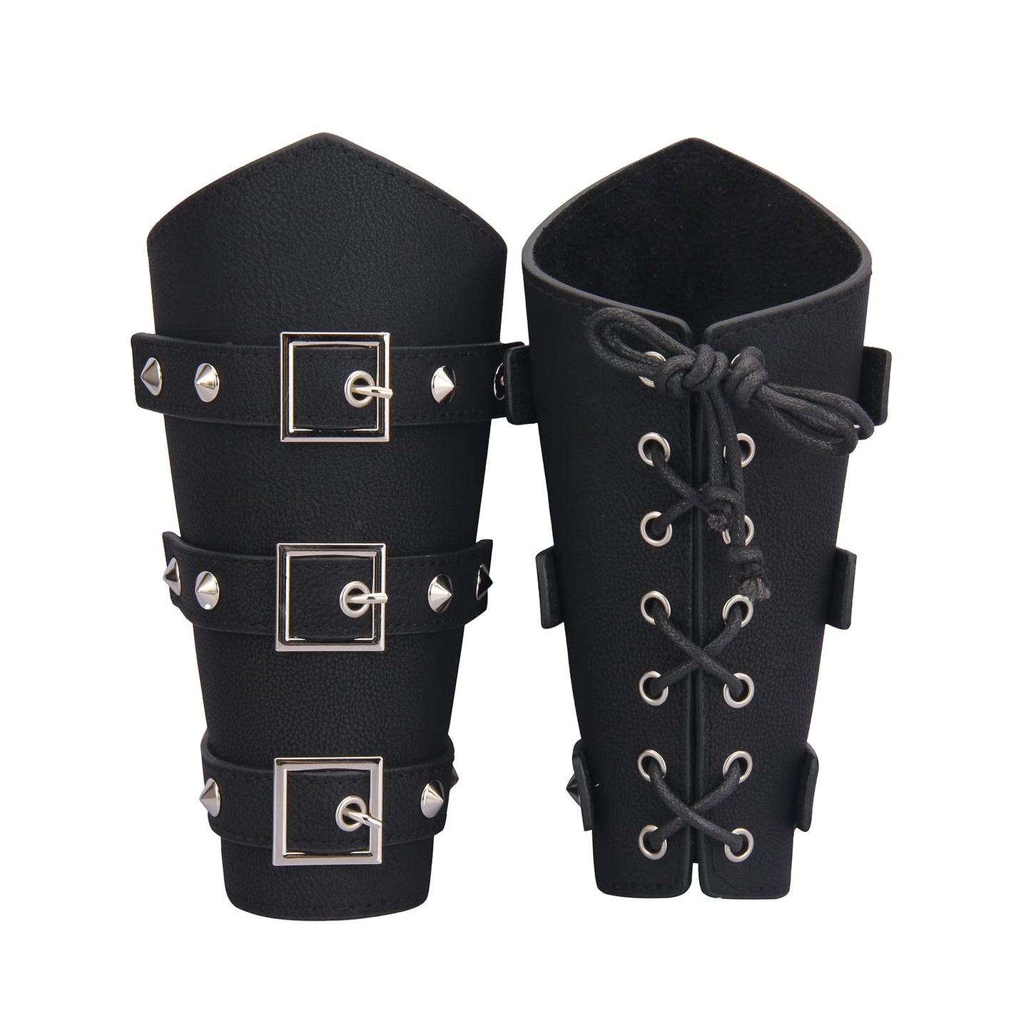 GelConnie Leather Gauntlet Wristband Armor Bracers