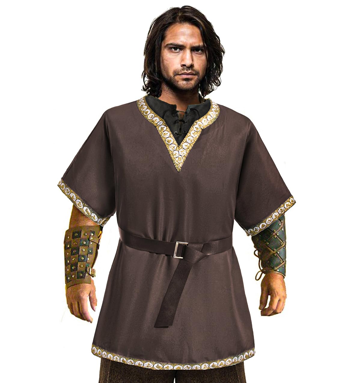 Mens Medieval Costume Viking Tunic