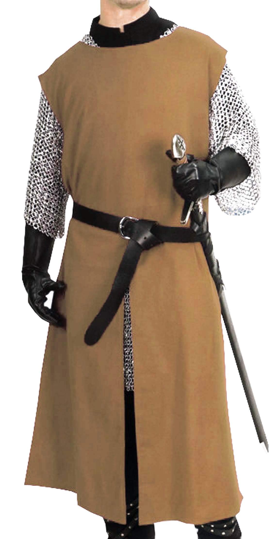 Arming Surcoat Simple Split-Front Viking Tunic