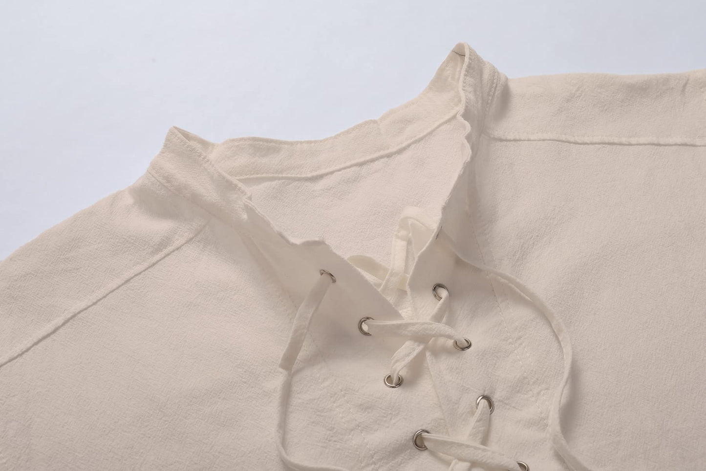 Mens Medieval Renaissance Pirate Costume Sleeveless Lace-up