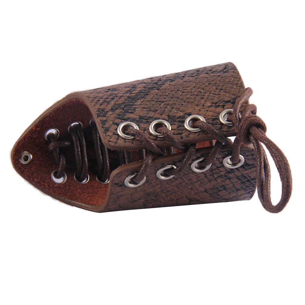 GelConnie Leather Gauntlet Wristband Armor Bracers