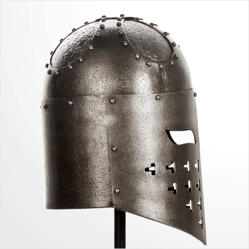 Medieval Spangenhelm/ Segmented Viking Knight Helmet