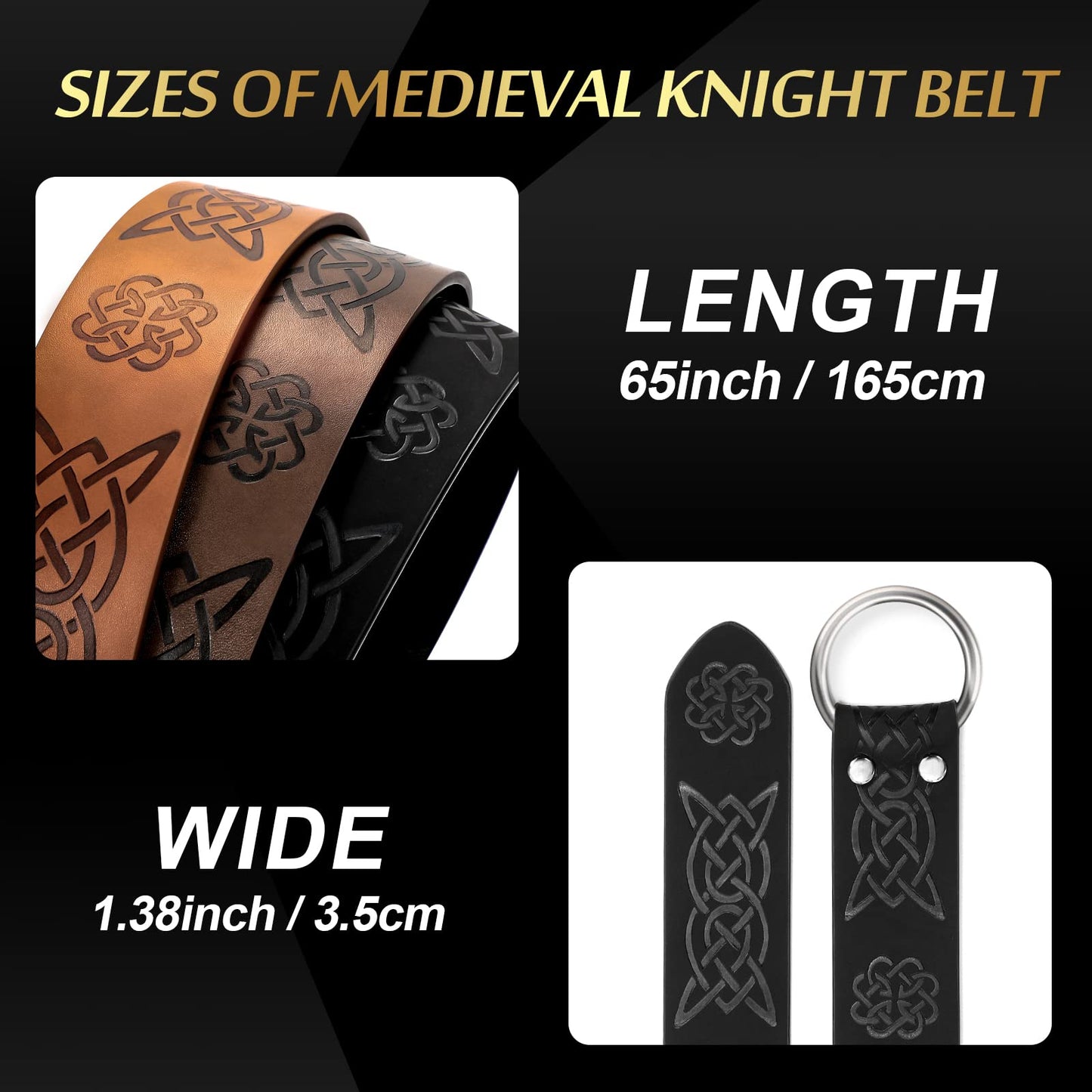 Mercenary Warrior Viking Ring Belt