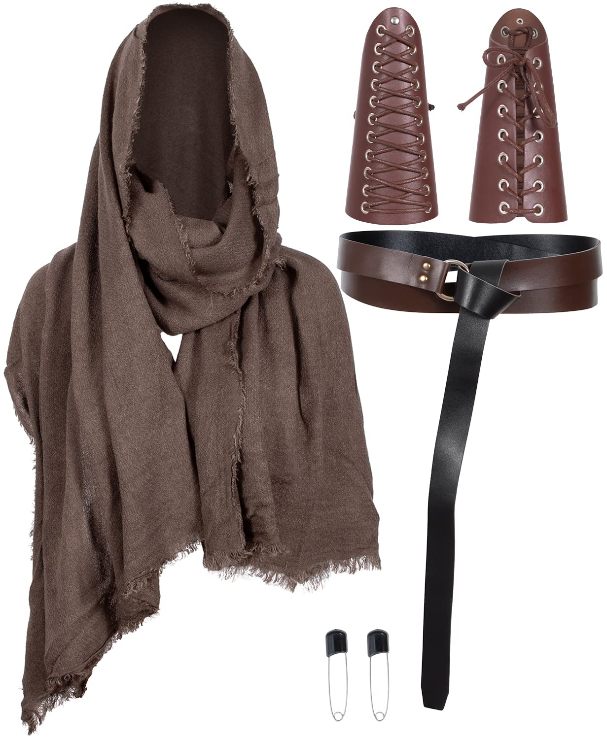 Medieval Knight Leather Belt Shawl
