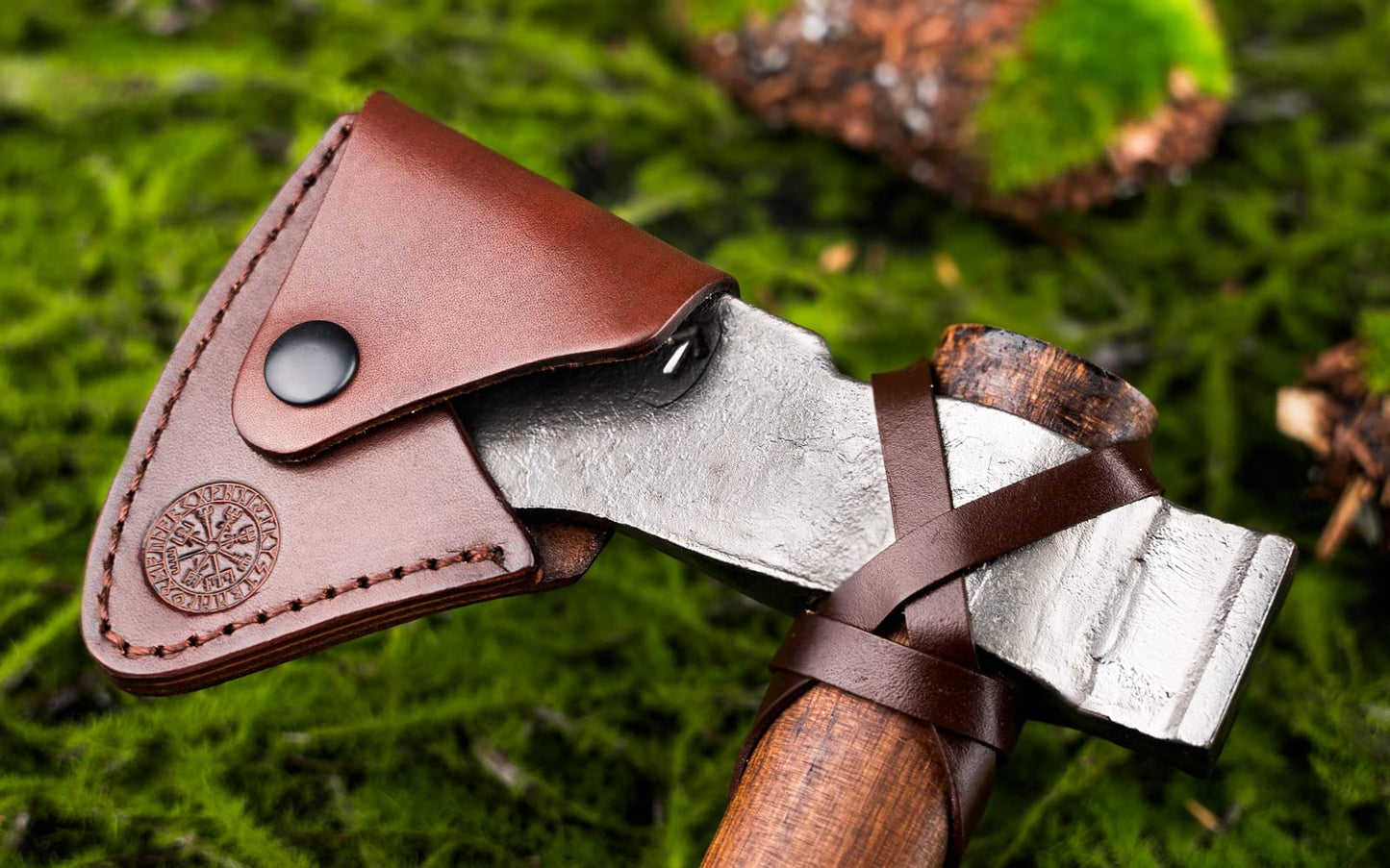 Rune Engraved Viking Throwing Axe 16"