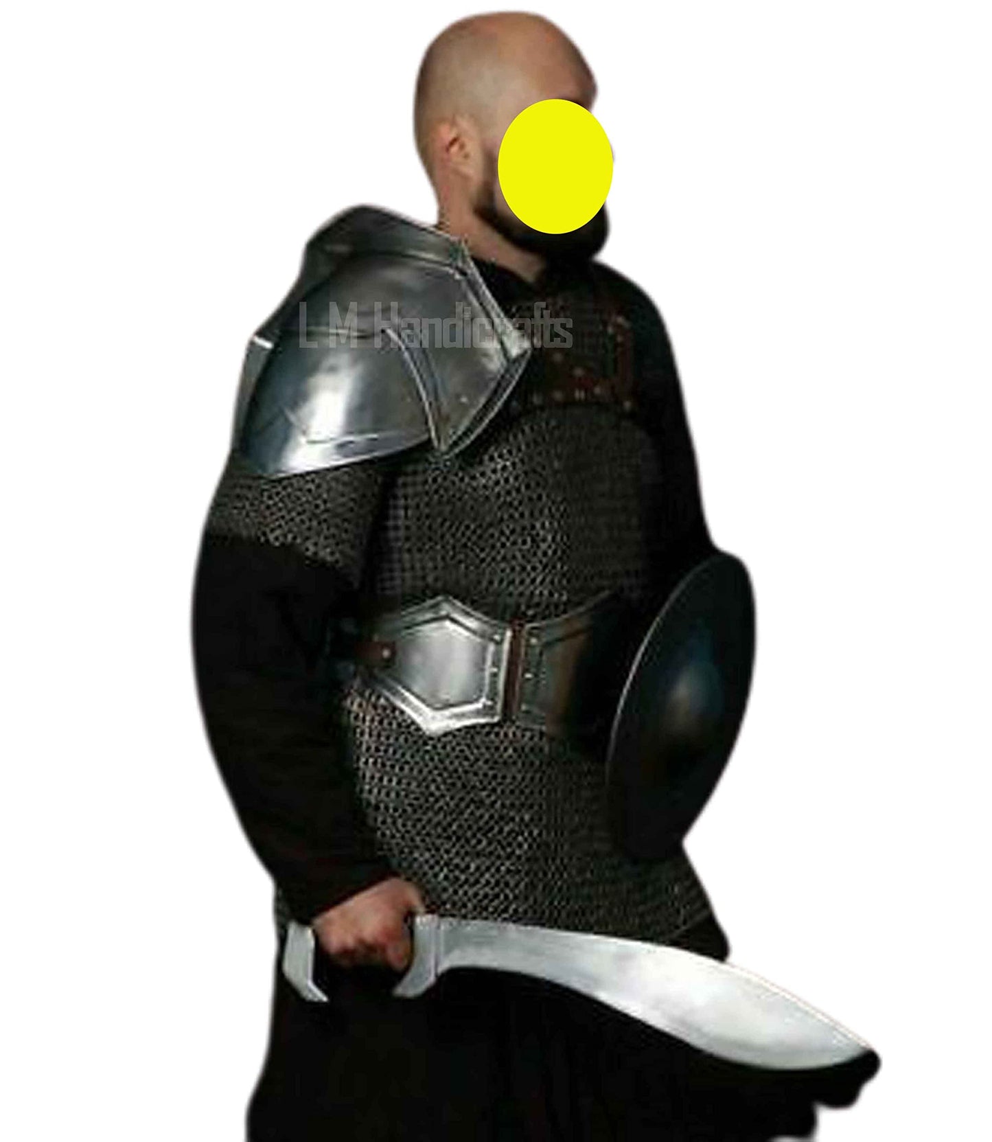 Medieval Steel Pauldron Shoulder