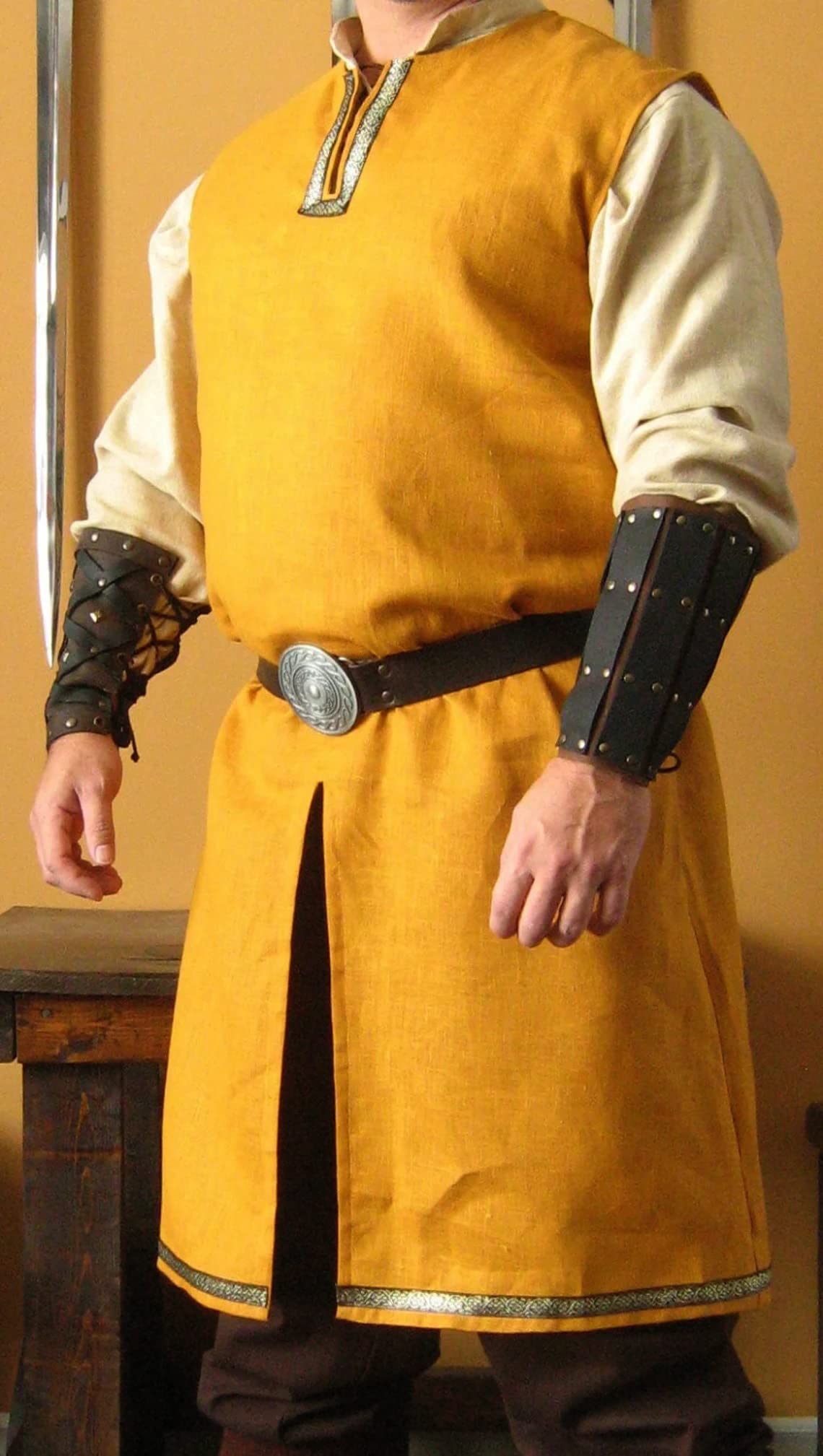 Medieval Knight Viking Tunic Men's Costumes