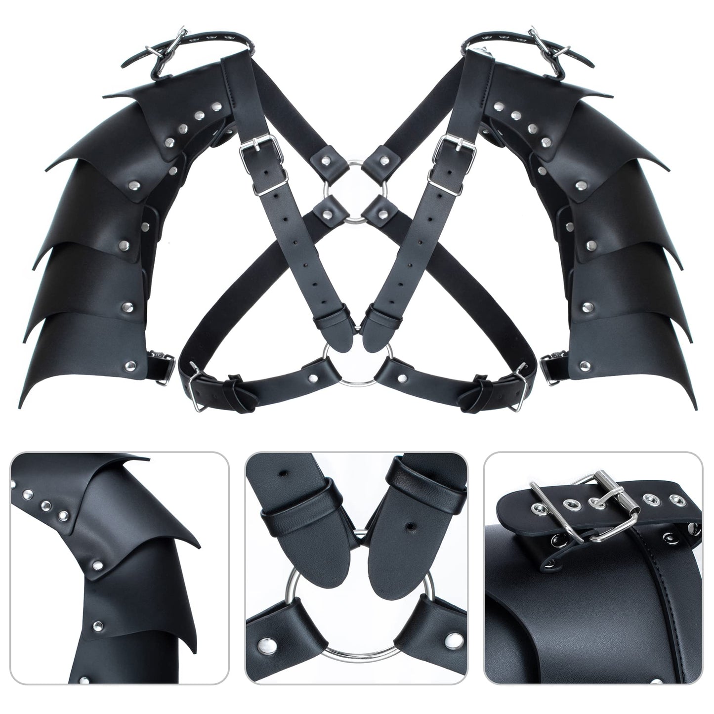 Medieval Knight Leather Belt Shawl