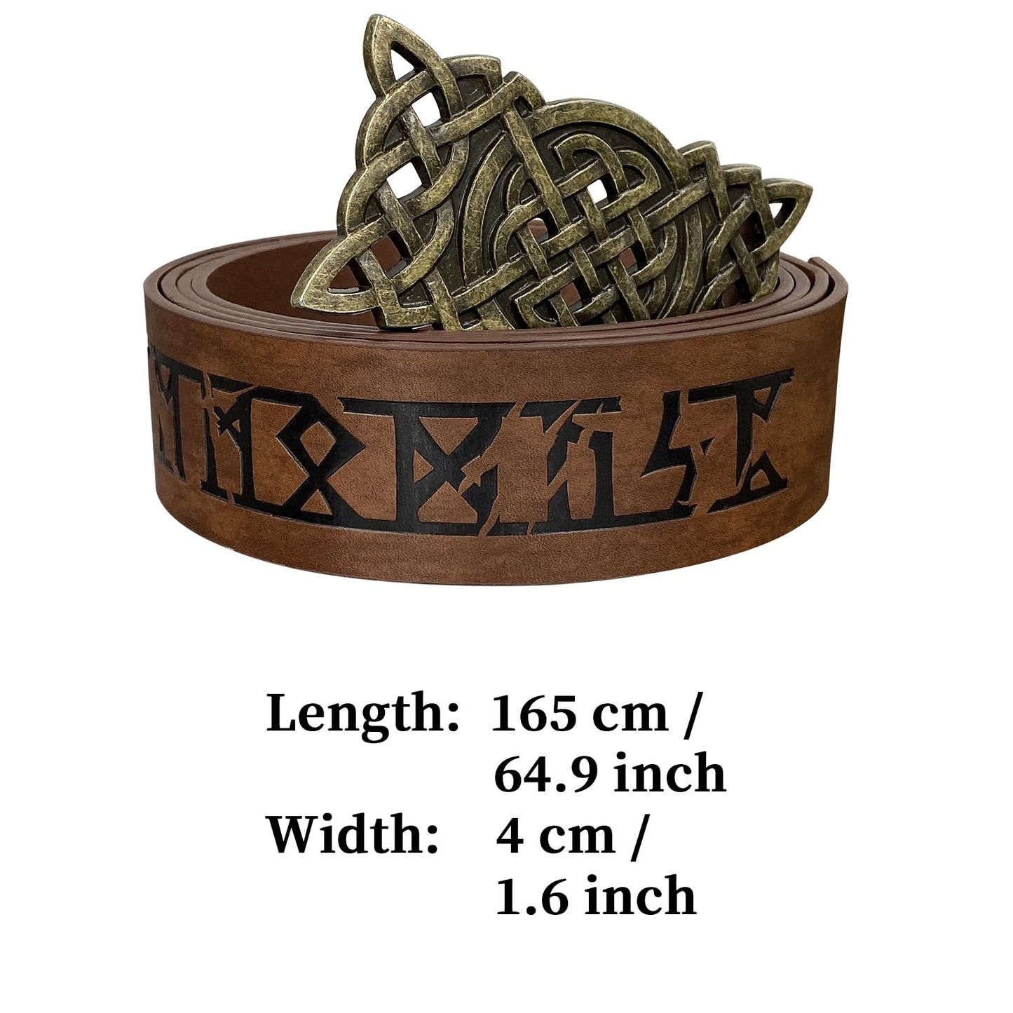 Viking Embossed Buckle Belt