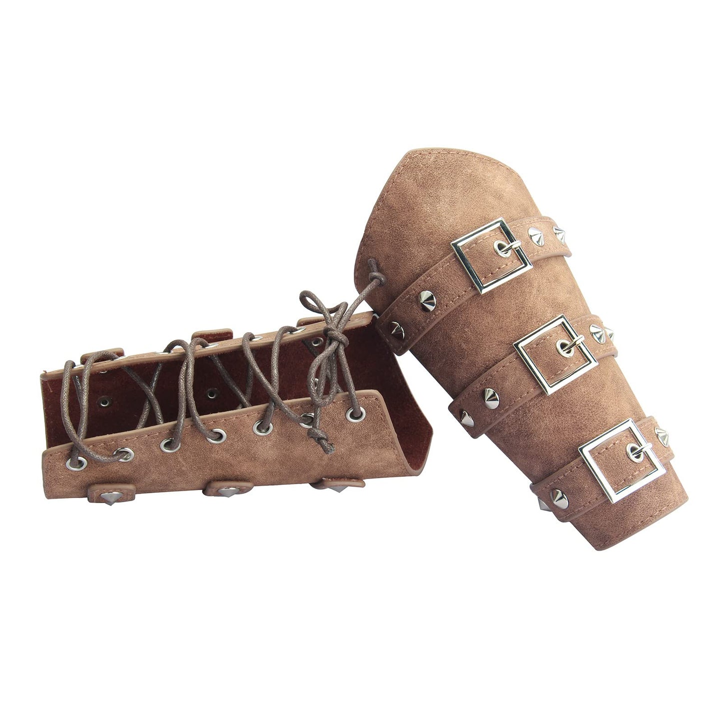 GelConnie Leather Gauntlet Wristband Armor Bracers
