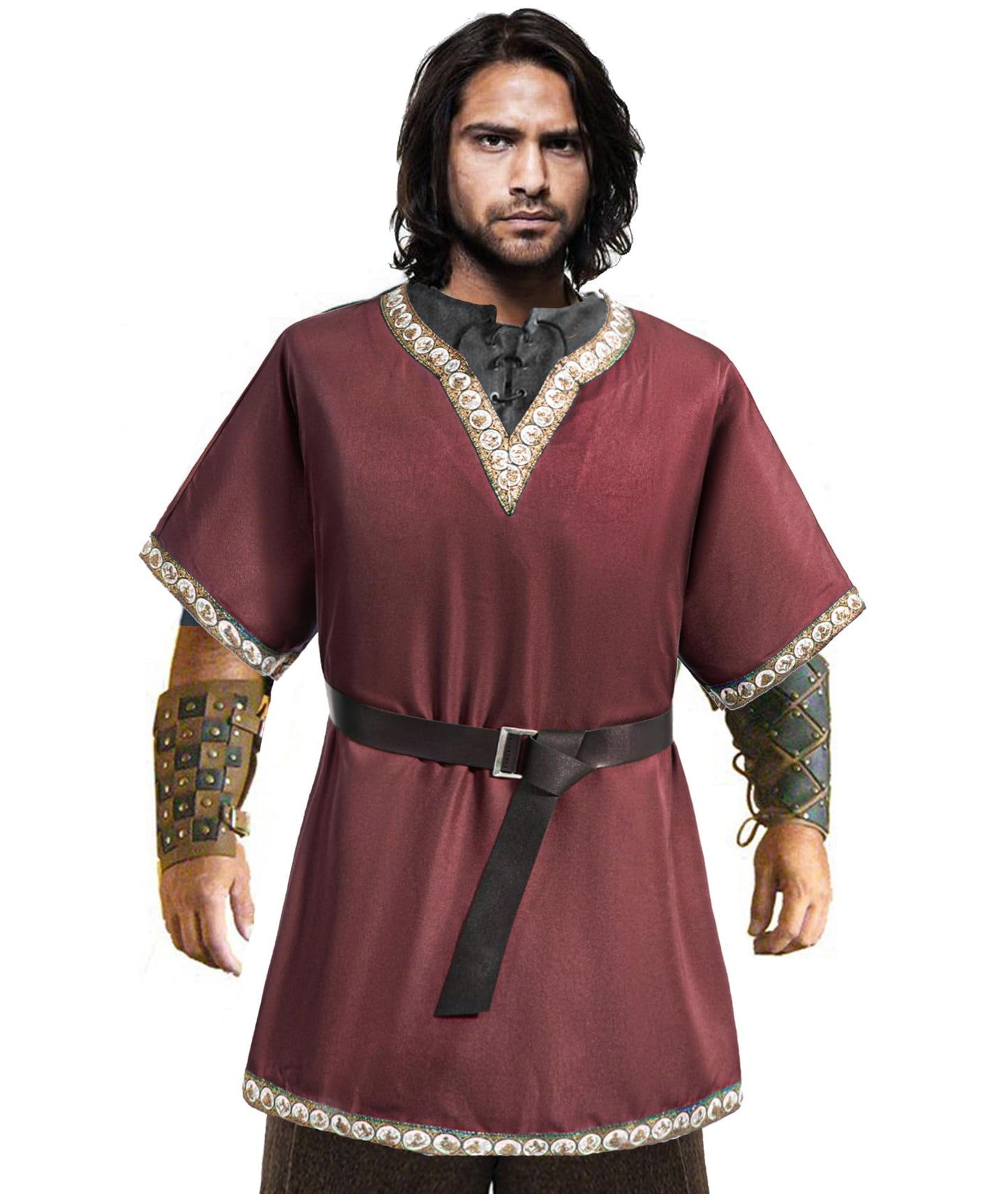 Mens Medieval Costume Viking Tunic