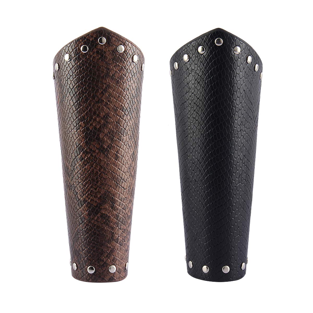 GelConnie Leather Gauntlet Wristband Armor Bracers