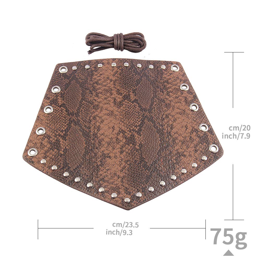 GelConnie Leather Gauntlet Wristband Armor Bracers