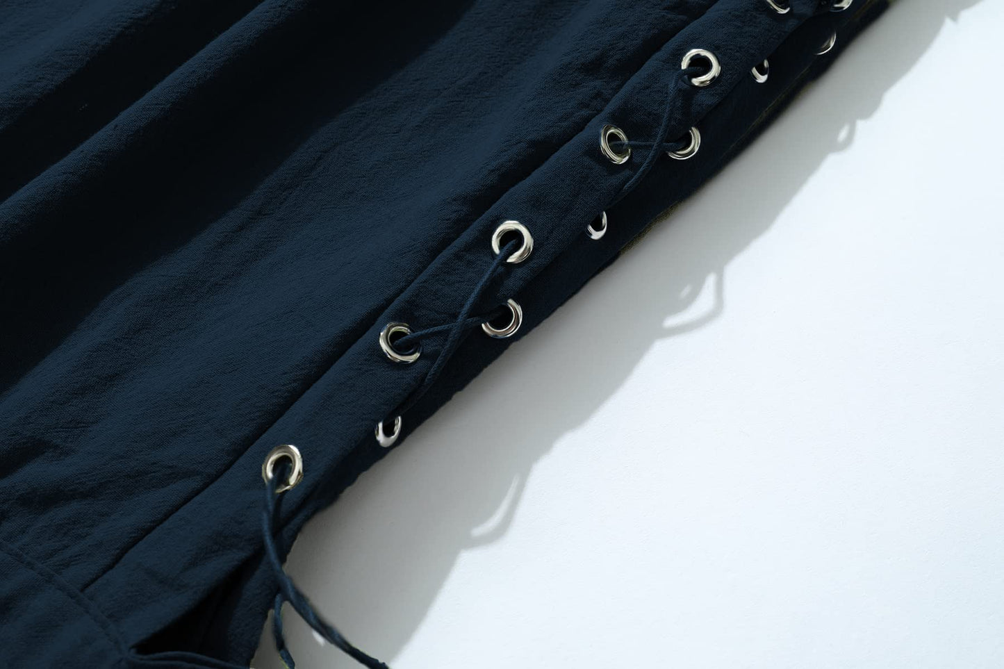 JIEFULL Men's Pirate Shorts- Renaissance Costume Trousers- Medieval Retro Pants -Viking Shorts X-Large Black