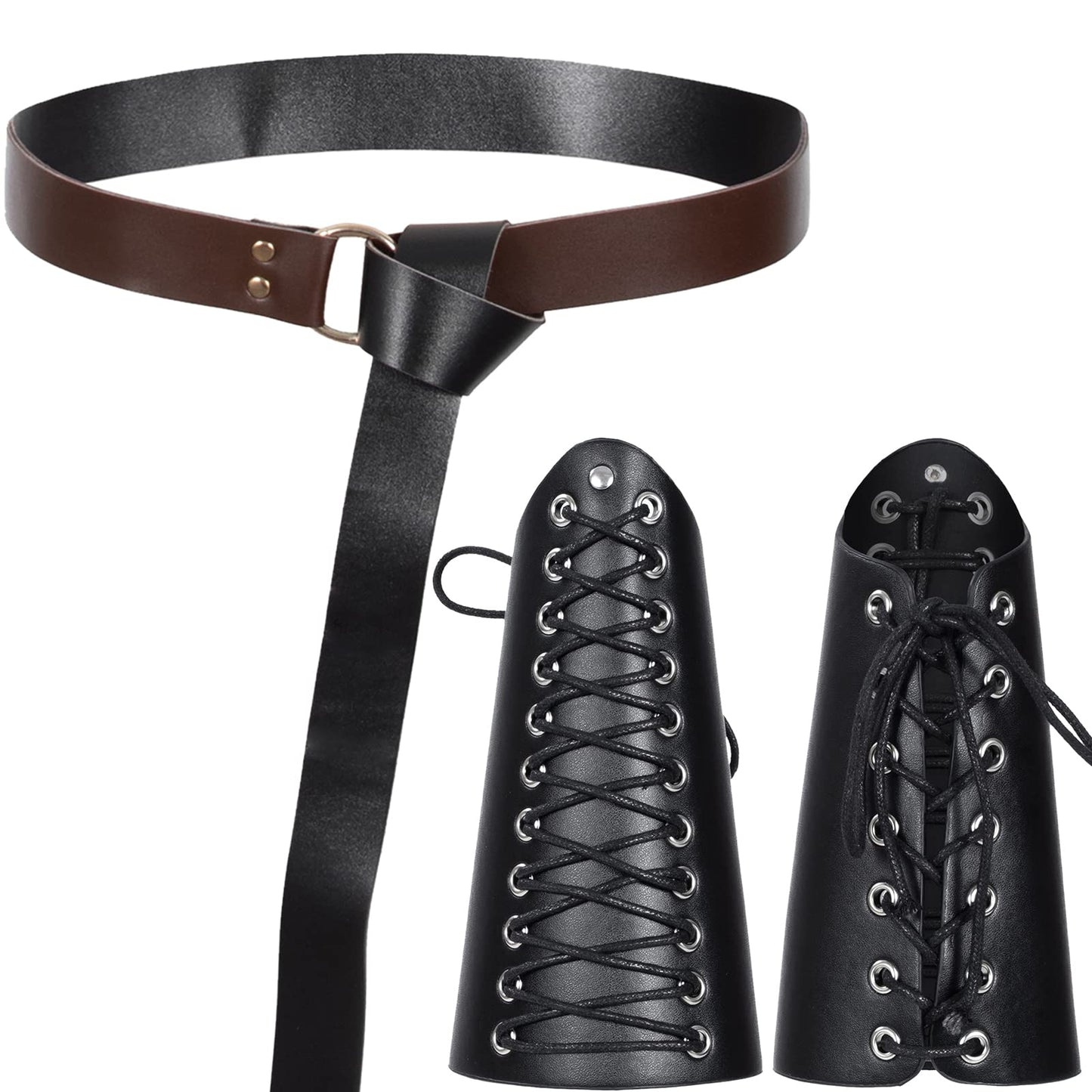 Medieval Knight Leather Belt Shawl